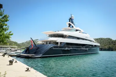 Michael Jordan’s wife sunbathes in a black bikini during lavish European getaway