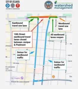 Midtown sewer repairs, Westside repaving projects set to impact traffic