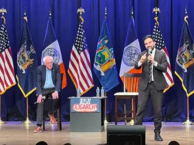 Mamdani and Sanders rally in Brooklyn as part of 'Fighting Oligarchy' tour