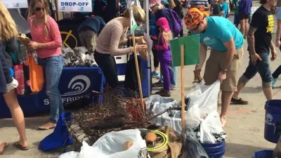 Morning after: Join volunteer cleanup following ‘dirtiest beach day’ of year