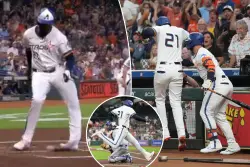 Astros’ Yordan Alvarez suffers scary ankle injury while stepping on home plate