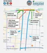 Midtown sewer repairs, Westside repaving projects set to impact traffic