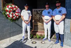 Aaron Boone on laying wreath on 9/11 monument: ‘Really meaningful’