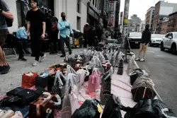 NYC plans expanded sidewalks on part of Canal Street crammed with bootleg vendors