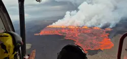 Iceland volcano erupts, prompting evacuation of town and geothermal spa