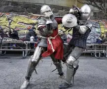 NYC's gladiatorial combat scene is growing, so I took a swing at it