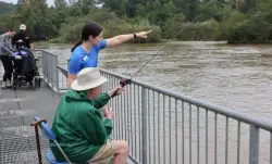 Sandy Springs adds adaptive fishing program at Springway Trail